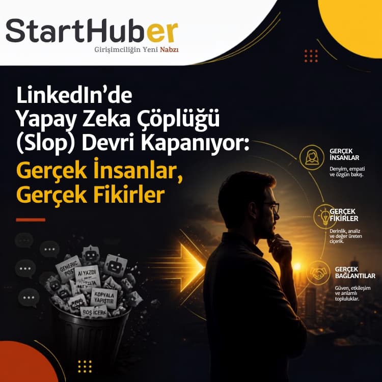 LinkedIn’de Yapay Zeka Çöplüğü (Slop) Devri Kapanıyor: Gerçek İnsanlar, Gerçek Fikirler